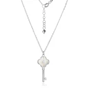 Сребърно колие Key