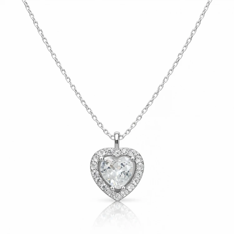 Сребърно колие Velia Heart Сребърно колие Velia Heart