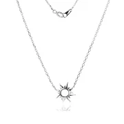 Сребърно колие Sun