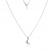 Сребърно колие Mini Moon