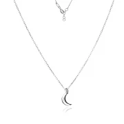 Сребърно колие Mini Moon