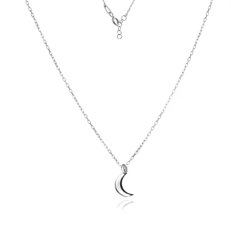 Сребърно колие Mini Moon
