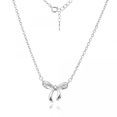 Сребърно колие Ribbon