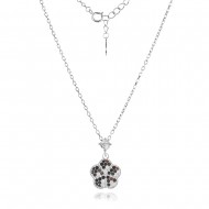 Сребърно колие Diamond Clover Сребърно колие Diamond Clover