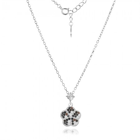 Сребърно колие Diamond Clover Сребърно колие Diamond Clover