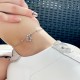 Сребърна гривна за крак Crown - Гривни за Крак