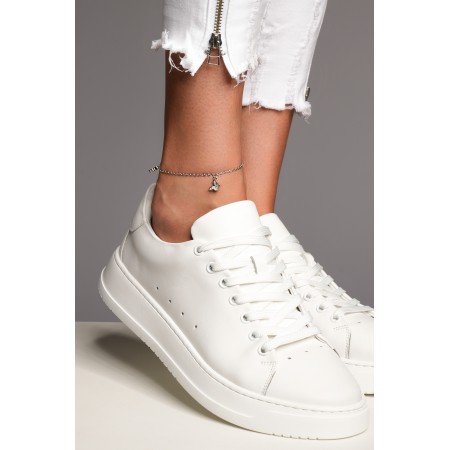 Сребърна гривна за крак Пеперуда Сребърна гривна за крак Пеперуда