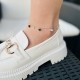 Сребърна гривна за крак Heart (Гривни за Крак) Сребърна гривна за крак Heart - Гривни за Крак