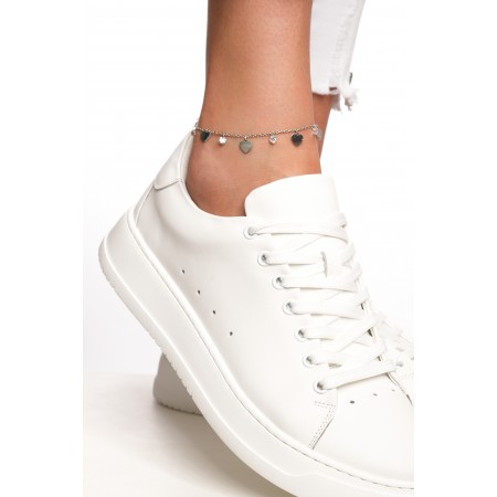 Сребърна гривна за крак Heart Сребърна гривна за крак Heart