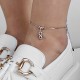Сребърна гривна за крак Infinity Сребърна гривна за крак Infinity