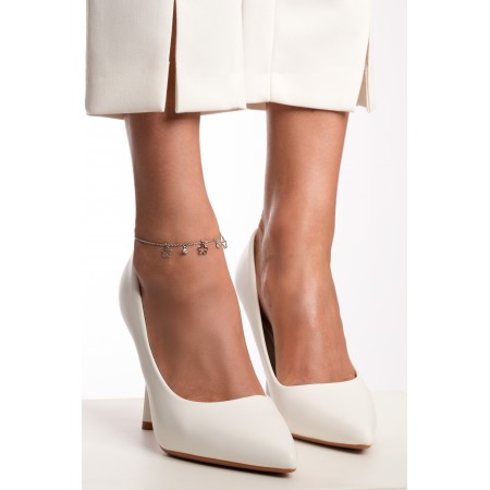 Сребърнa гривна за крак Flora Сребърнa гривна за крак Flora