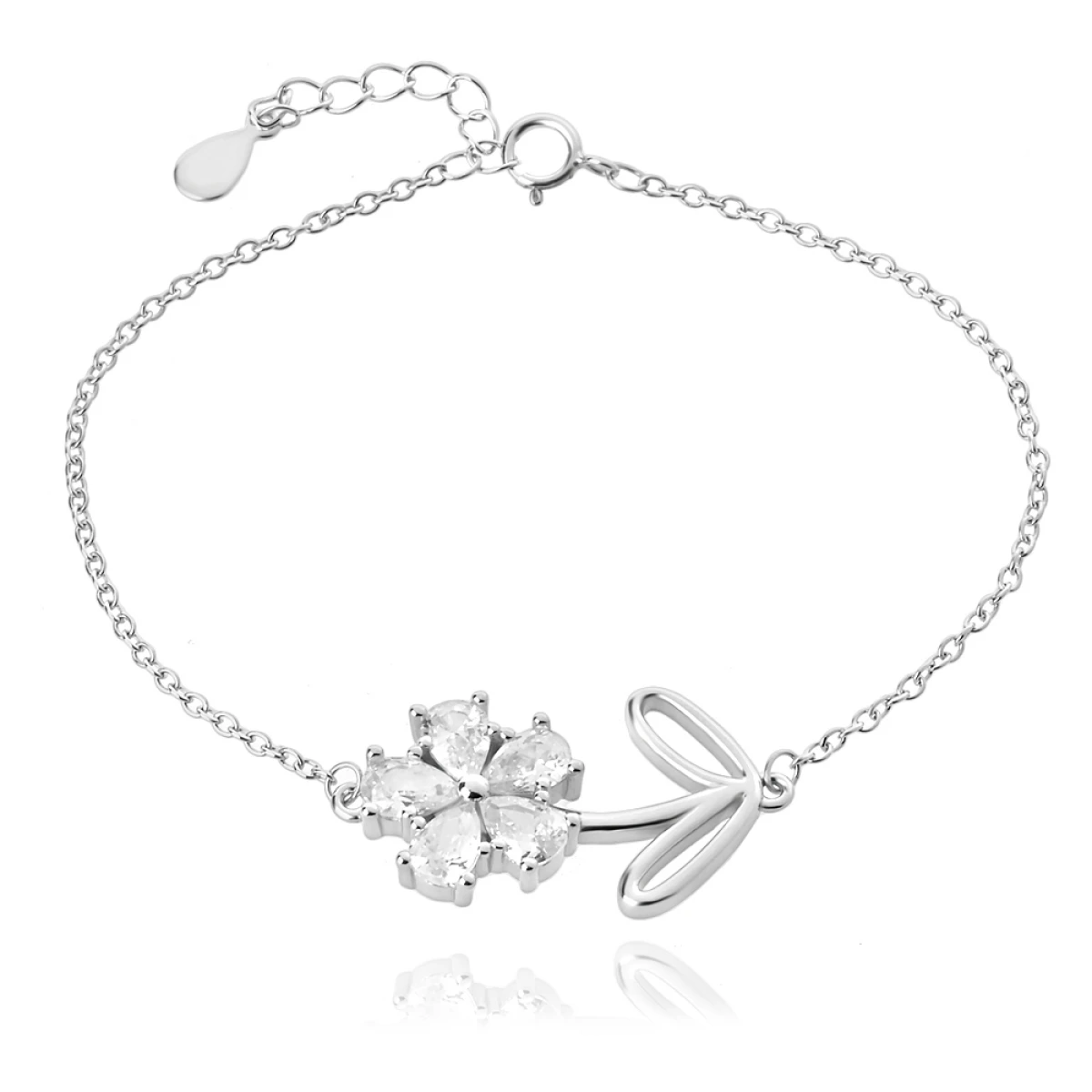 Сребърна гривна Flower Сребърна гривна Flower
