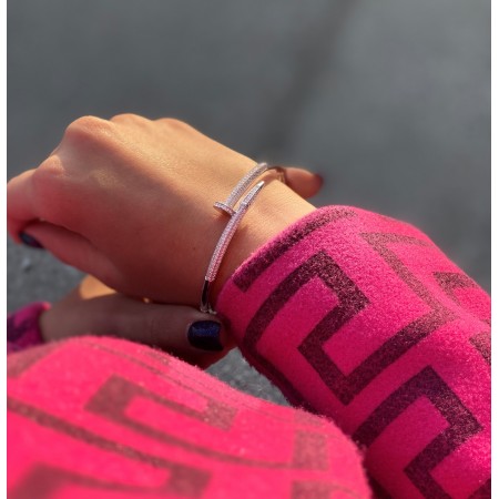 Сребърна гривна Мagnum﻿﻿