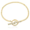 Сребърна гривна Cuban Key