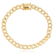 Сребърна гривна Cuban bracelet