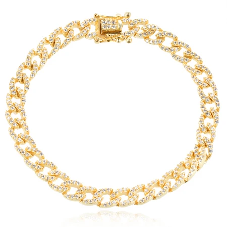 Сребърна гривна Cuban bracelet
