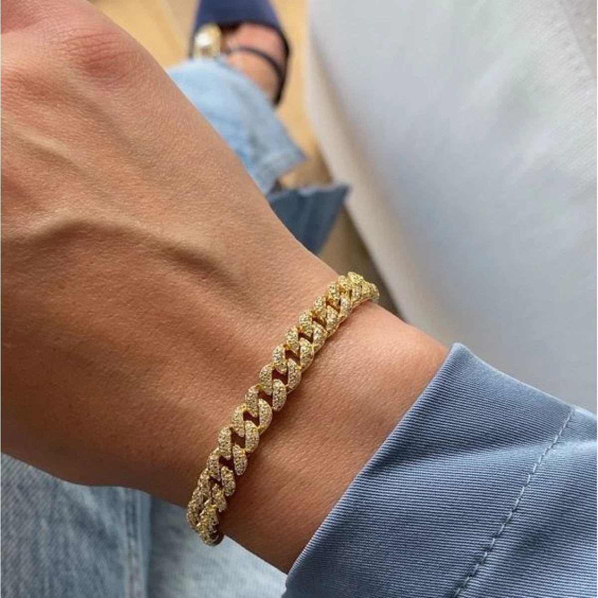 Сребърна гривна Cuban bracelet Сребърна гривна Cuban bracelet