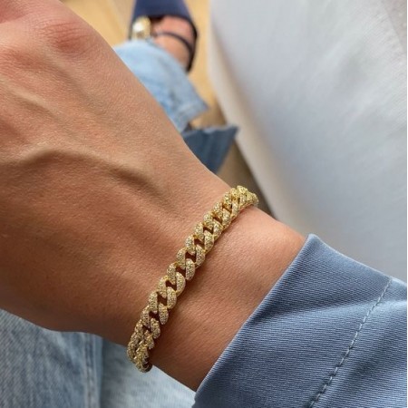 Сребърна гривна Cuban bracelet