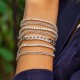 Thin Gemstone Tennis Bracelet - 8-ми март