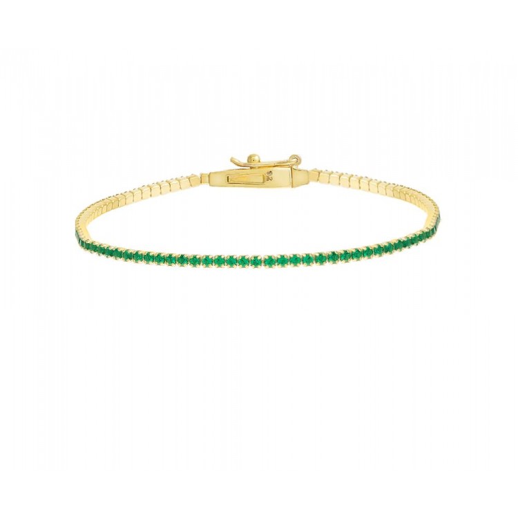 Thin Gemstone Tennis Bracelet (8-ми март) Thin Gemstone Tennis Bracelet - 8-ми март