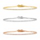 Thin Gemstone Tennis Bracelet (8-ми март) Thin Gemstone Tennis Bracelet - 8-ми март