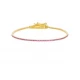 Thin Gemstone Tennis Bracelet Thin Gemstone Tennis Bracelet