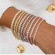 Thin Gemstone Tennis Bracelet Thin Gemstone Tennis Bracelet