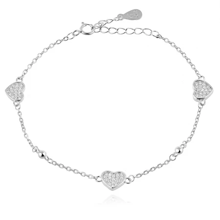 Сребърнa гривна Heart Сребърнa гривна Heart