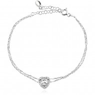 Сребърнa гривна Heart Сребърнa гривна Heart