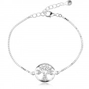 Сребърнa гривна Tree of Life