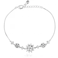 Сребърнa гривна Flora Shine Сребърнa гривна Flora Shine