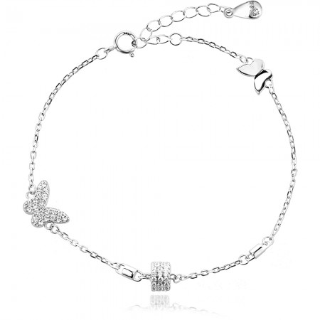 Сребърнa гривна Shine Butterfly Сребърнa гривна Shine Butterfly