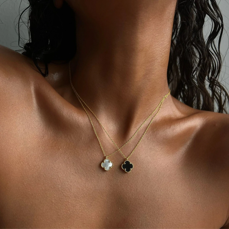 Златно колие Cleef - Clover Collection