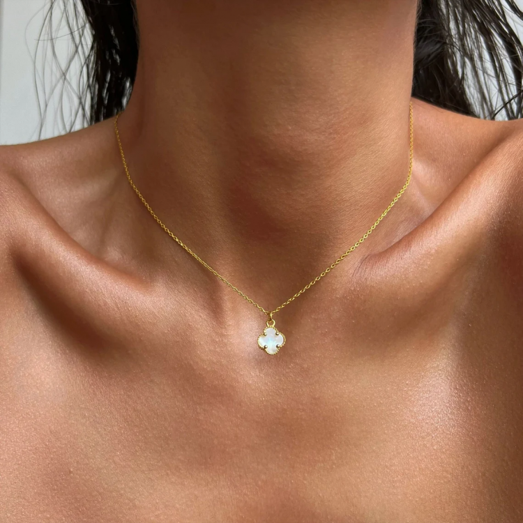 Златно колие Cleef - Clover Collection