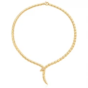 Златно колие Serpenta