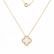 Златно колие Clover