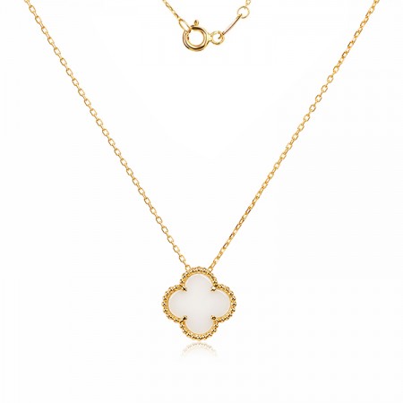 Златно колие Clover