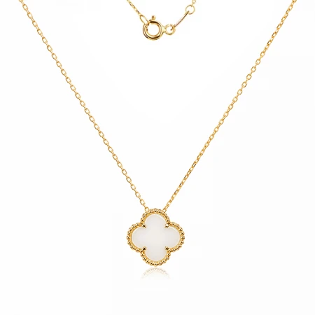 Златно колие Clover
