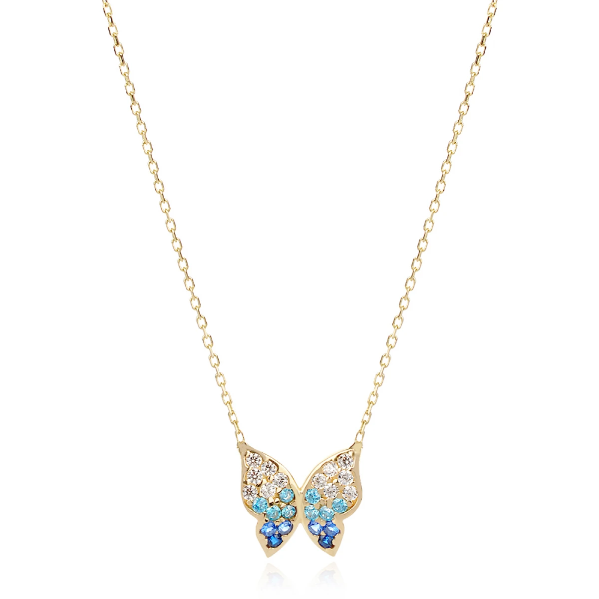 Златно колие Color butterfly Златно колие Color butterfly