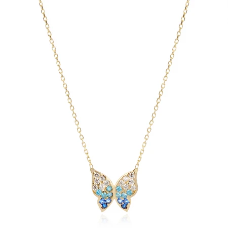 Златно колие Color butterfly Златно колие Color butterfly