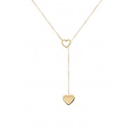 Златно колие Сърце