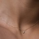 Златно колие с едно камъче (Колиета) Златно колие с едно камъче - Колиета