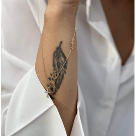 Златно колие Faith