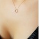 Златно колие Circle Stone (Колиета) Златно колие Circle Stone - Колиета