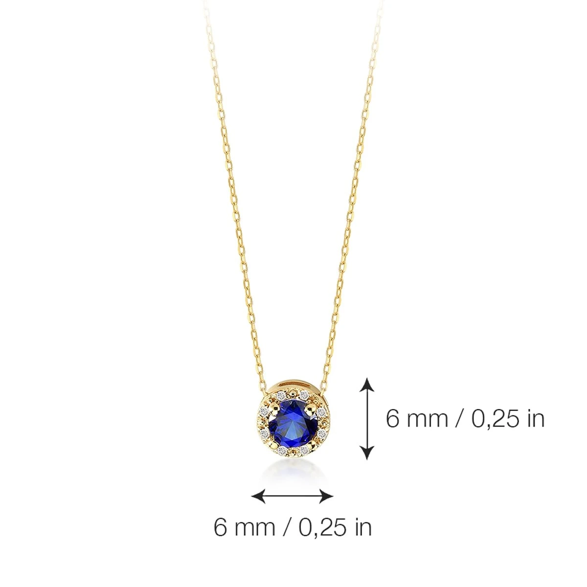 Златно колие Blue Златно колие Blue