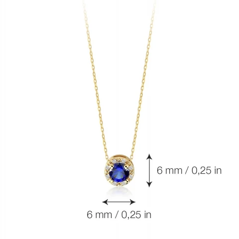 Златно колие Blue Златно колие Blue