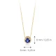 Златно колие Blue