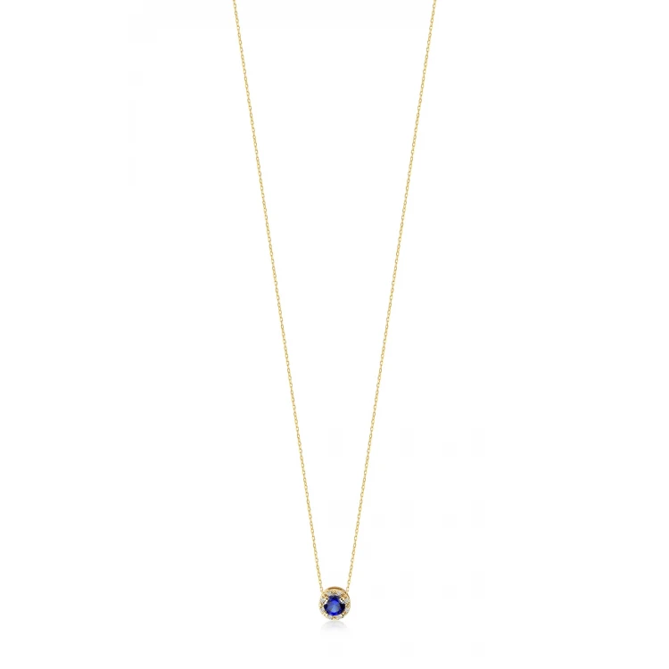 Златно колие Blue