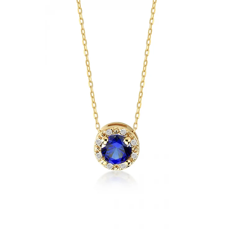 Златно колие Blue