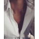 Златно колие с две букви и циркон (Колиета) Златно колие с две букви и циркон - Колиета с буква
